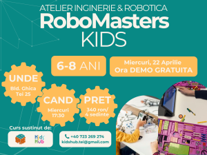 Read more about the article Atelier Inginerie & Robotică “Robomasters Kids”
